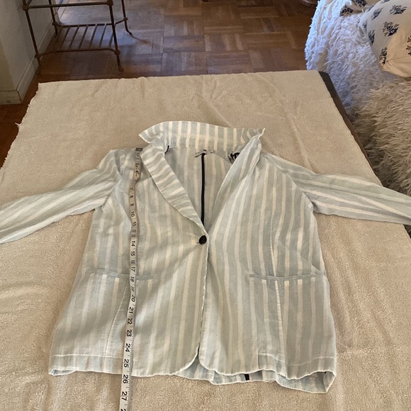 Frame 100% cotton lightweight blazer with great pockets and thin shoulder pads - Picture 12 of 16